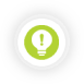 exclamation point bulb