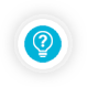 question mark bulb