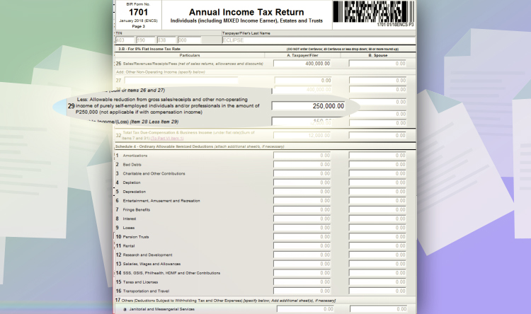 8_ Tax in lieu of Percentage taxes - Step03