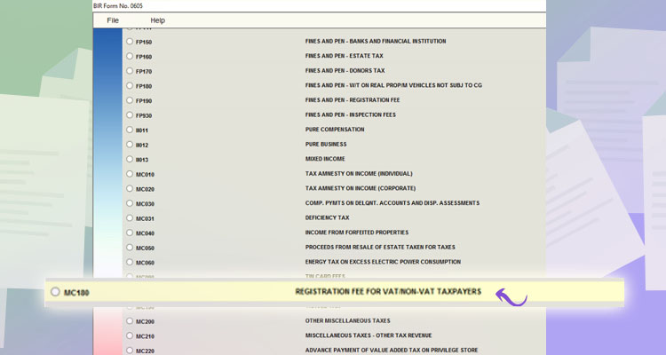 BIR Yearly Registration - Step 04