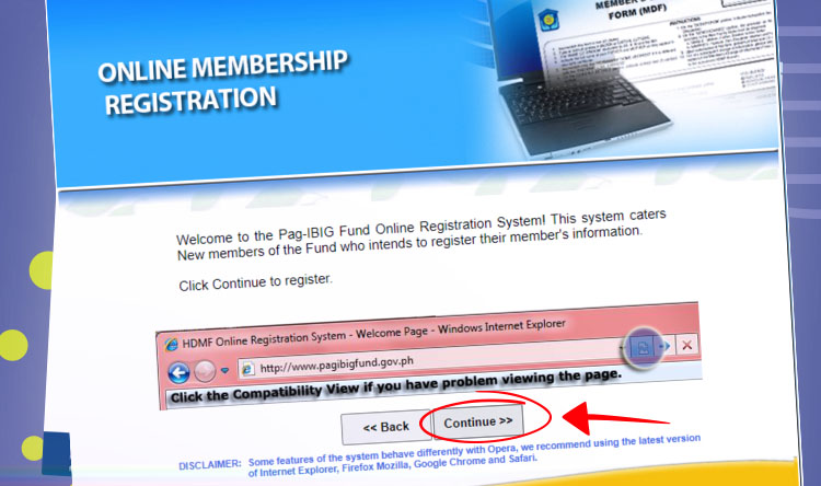 Online Registration - PAGIBIG - 03