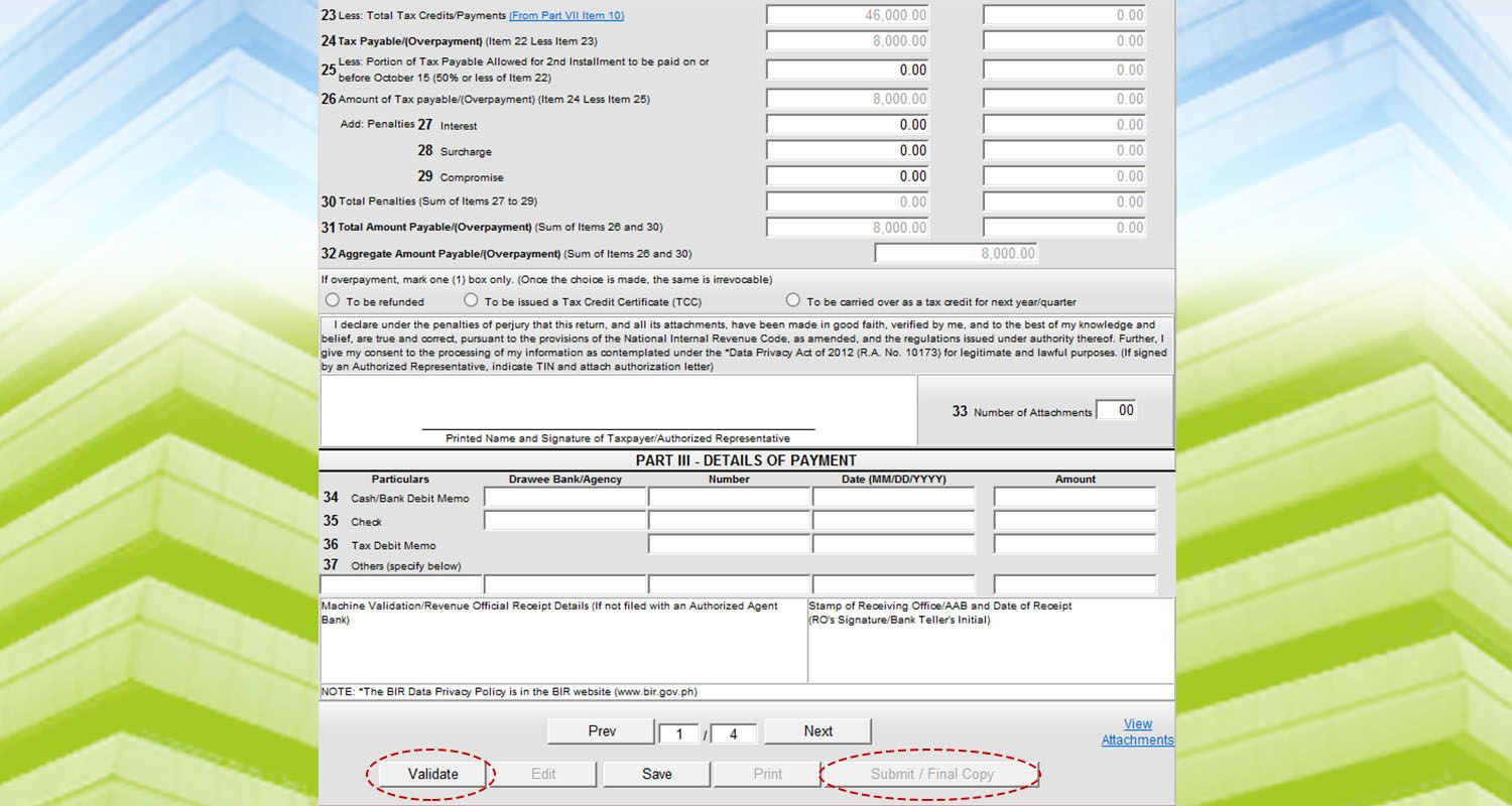 Annual Income Tax - 8_ Rate chart 3