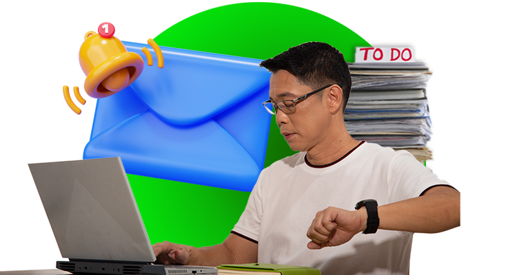 Set Aside Time for Answering Emails and Messages
